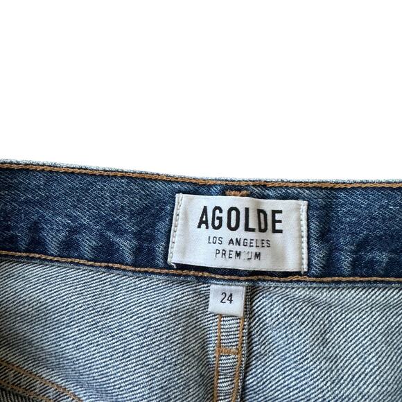 AGOLDE 90's High Rise Loose Fit Jean Dazed Wash - Picture 4 of 9